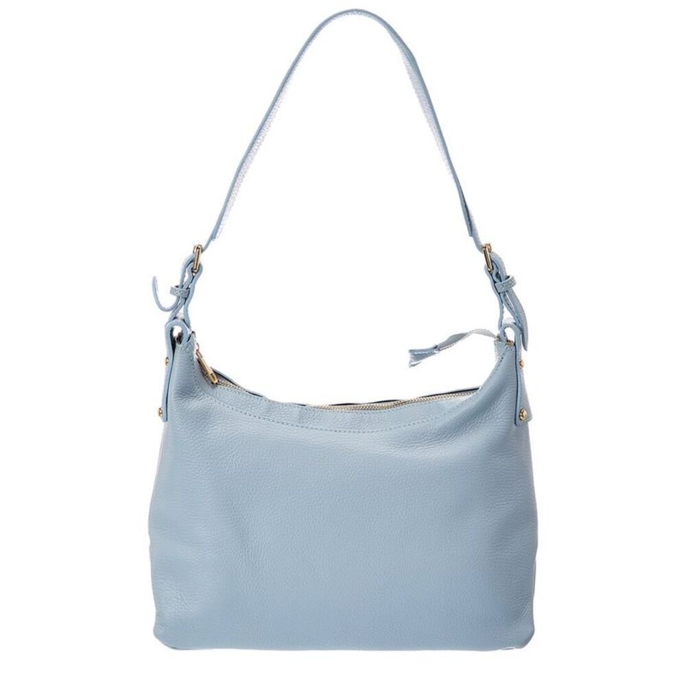 Italian Leather Hobo Leather Top Handle Bag
